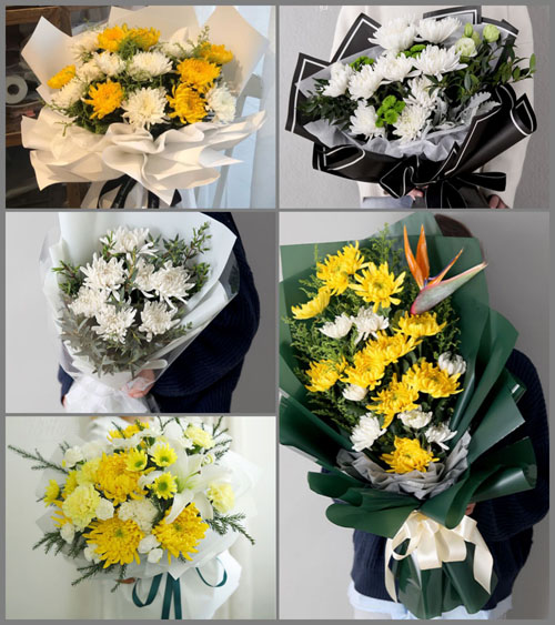广东肇庆市广宁县南街镇小迳村白事花束代送